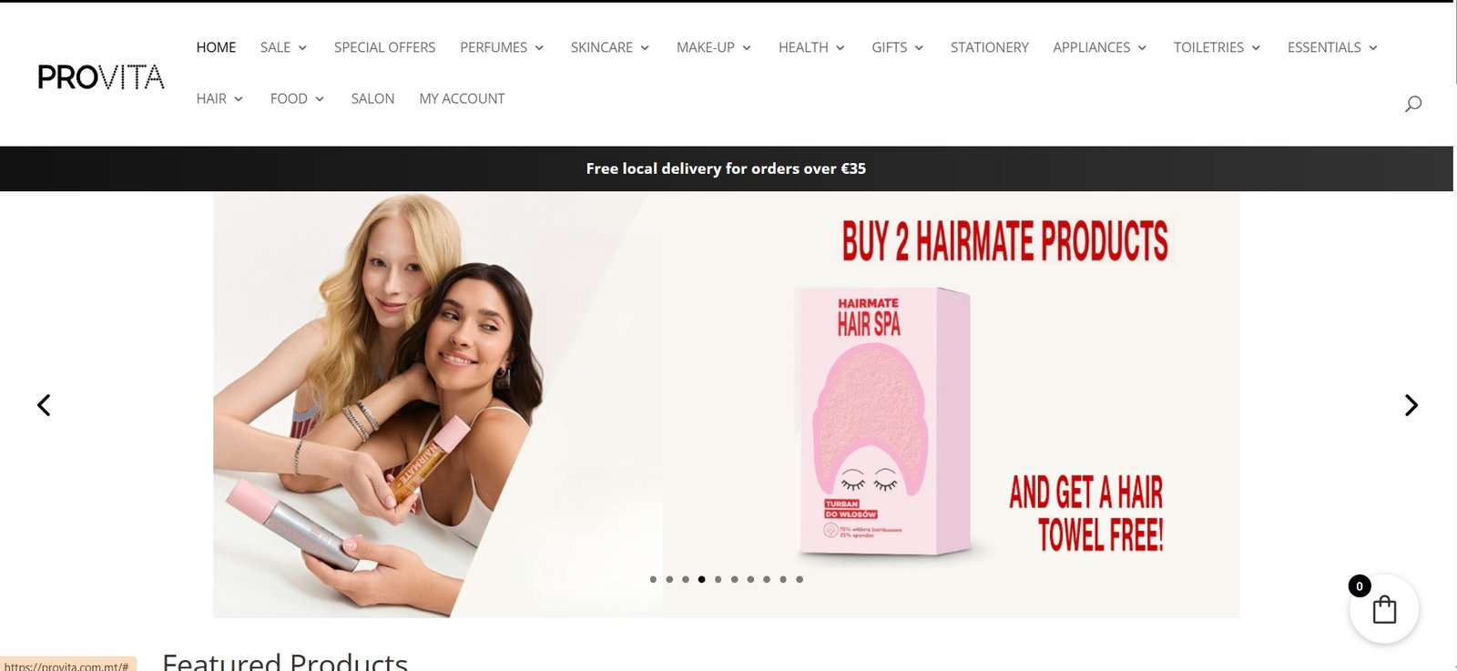 Provita Malta Homepage